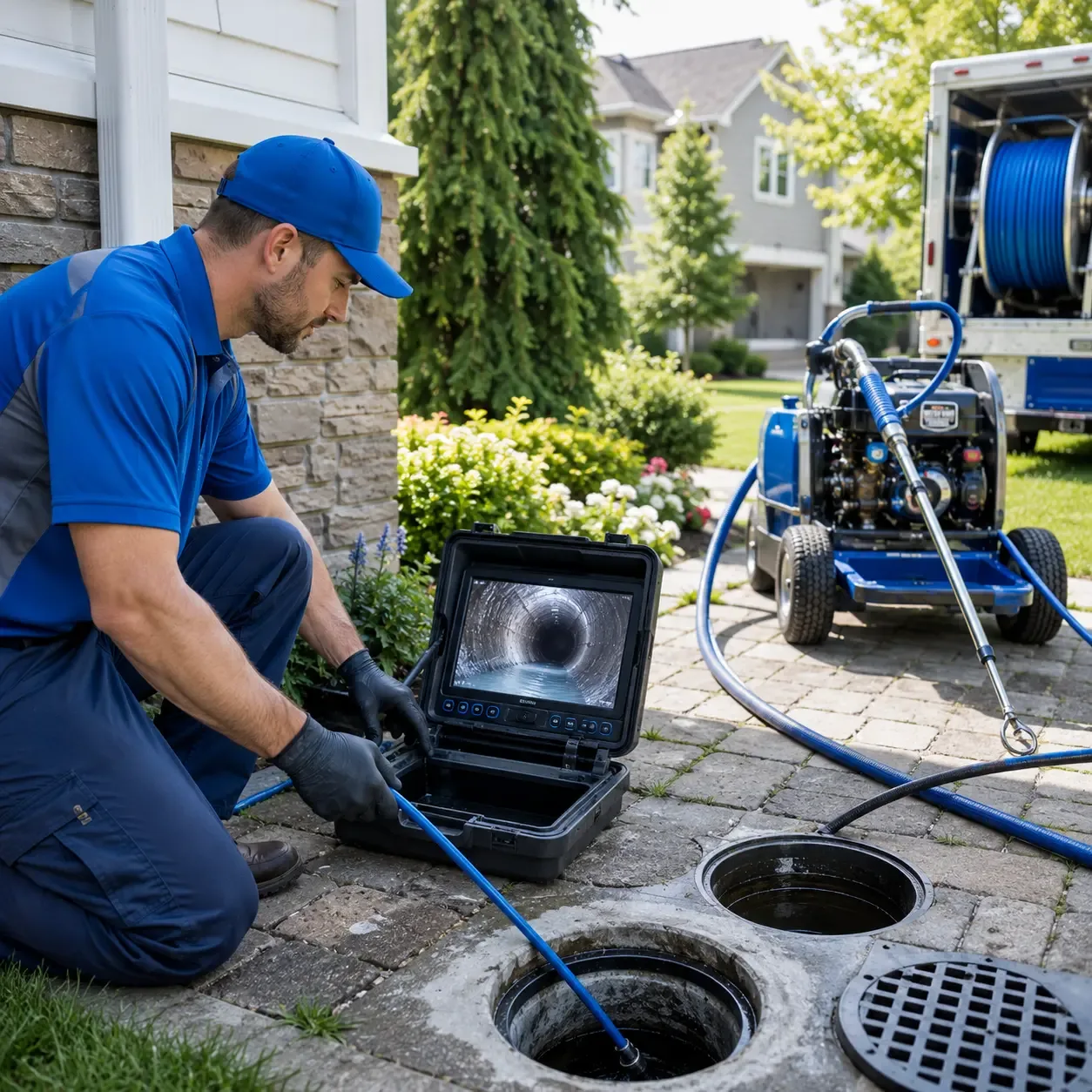 Outdoor drain cleaning professionals serving Minetto, NY